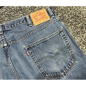 Levis 550 Jeans Mens 40x30 Blue Straight Leg Medium Wash Denim Pants